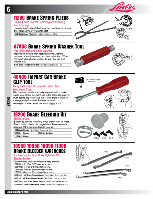 1/4 X 3/8" Brake Bleeder Wrench   10950