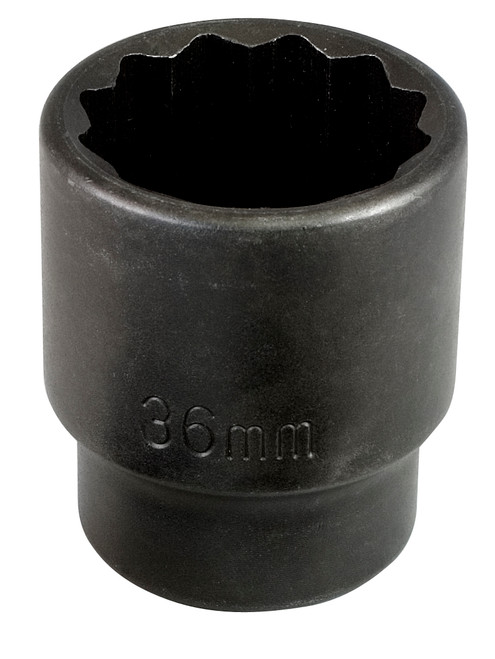 3/4" Drive x 36mm 12 Point Axle Nut Socket   22090