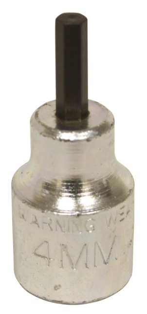 3/8" Drive x 4mm Hex Bit Socket   33870