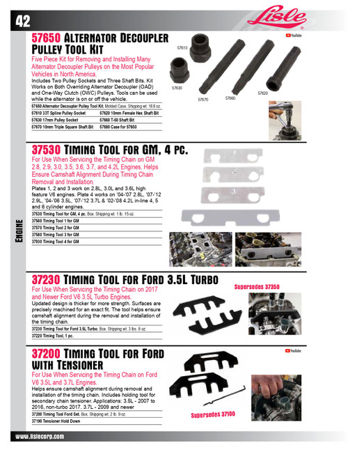 1 Pc. Ford 3.5L Timing Tool (for 37230)   37220