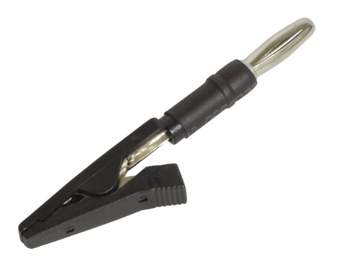Male 4mm Banana Alligator Clip   64790