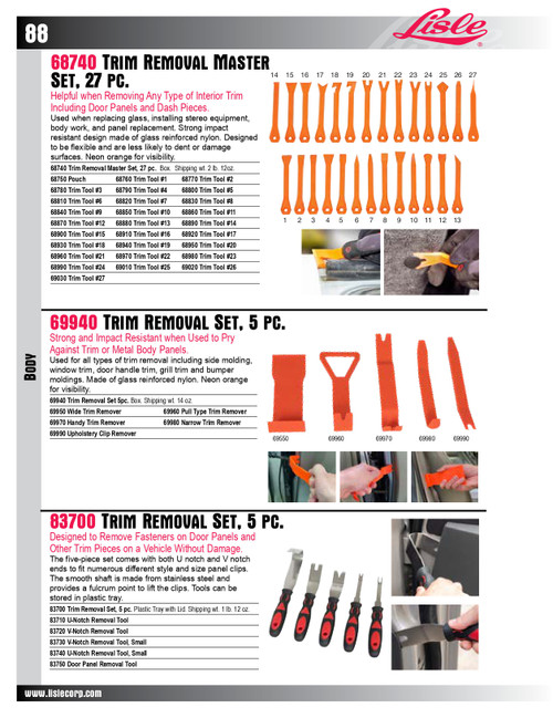 Plastic Trim Tool #25   69010