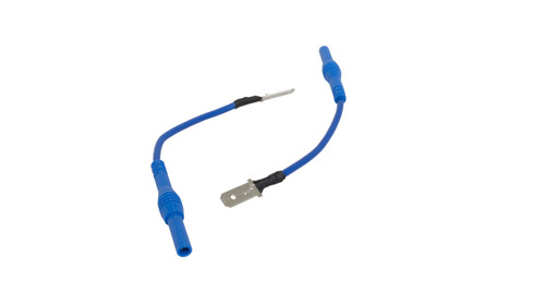 4mm Blue Banana To 7.75mm Male Spade   69320