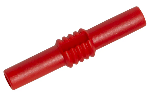 4mm Red Female - Female Connector   82740
