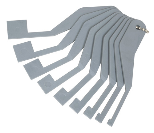 9 Pc. Truck Brake Lining Gauge Set   83400