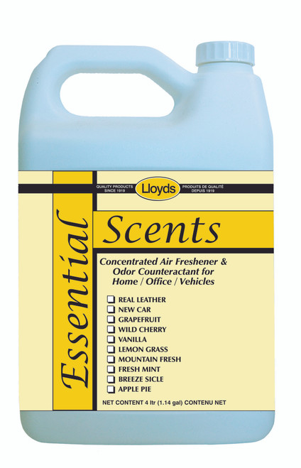 Essential Scents Air Freshener Concentrate 4L Jug - Real Leather  42501