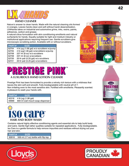 Prestige Pink Hand Lotion Wall Dispenser 800ml  49999