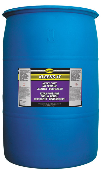 Kleens-It Industrial No Residue Cleaner/Degreaser 205L Drum  59445