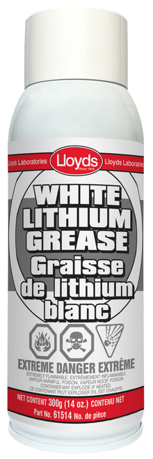 White Lithium Grease 300g Aerosol  61514