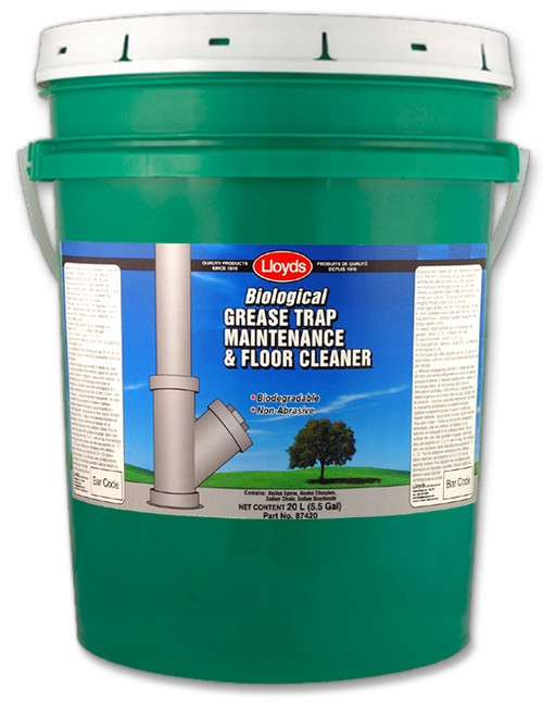 Biological Grease Trap Maintenance and Floor Cleaner 20L Jug  87420