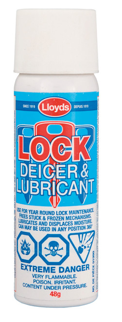 Lock De-Icer & Lubricant 48g Aerosol  91999