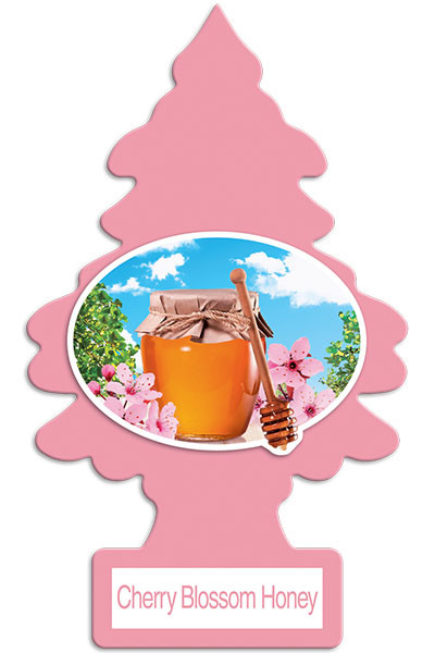 12 Pack - Regular Strength Cherry Blossom Honey Air Freshener   U1P-10476