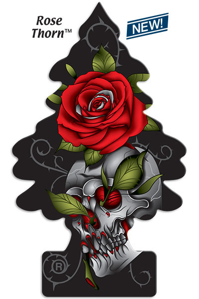 12 Pack - Regular Strength Rose Thorn Air Freshener   U1P-17308