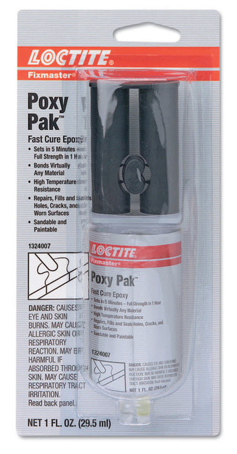 EA 9017 Poxy Pak® Fast Cure Epoxy 1oz. Syringe  1324007