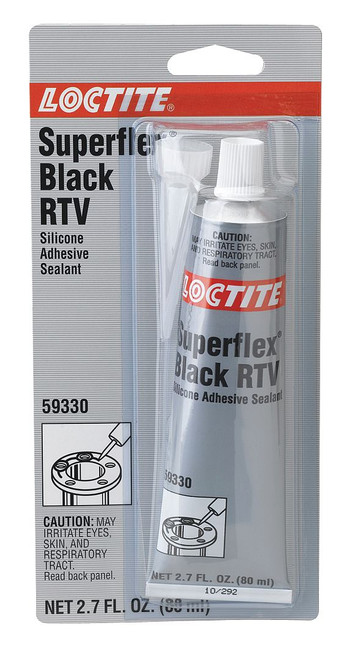 SI 593 Black RTV Silicone Adhesive Sealant 80ml Tube  193996