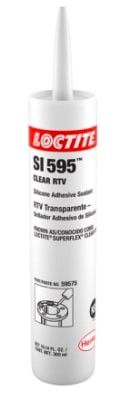SI 595 Clear RTV Silicone Adhesive Sealant 80ml Tube  544411