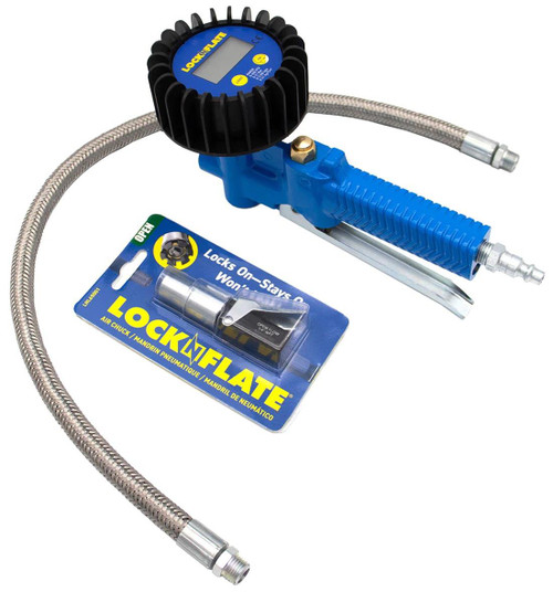 LockNFlate® Tire Inflator/Deflator w/ Digital Gauge   LNL65301