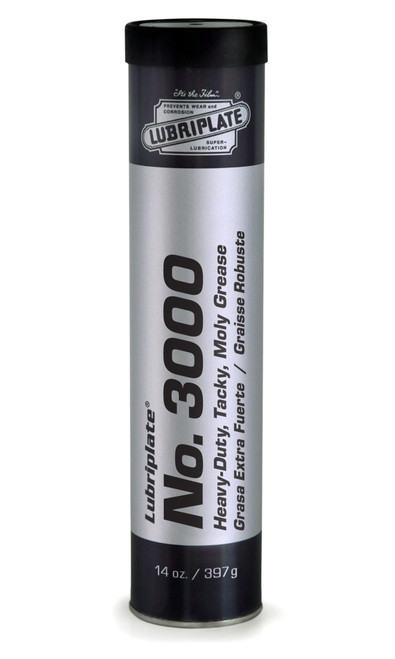 No. 3000 Heavy Duty Tacky Moly-Lithium Grease 14oz Cartridge   L0108-098