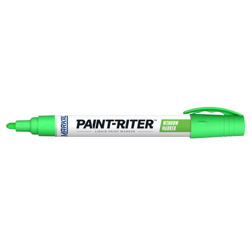 12 Pc. Paint-Riter® Window Marker Removable Paint Marker - Fluorescent Green   97451
