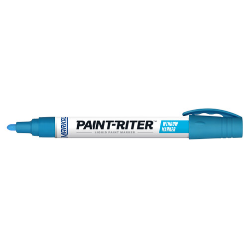 12 Pc. Paint-Riter® Window Marker Removable Paint Marker - Fluorescent Blue   97454