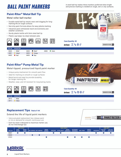 144 Pc. Replacement Nib for Paint-Riter® Valve Action®   96867