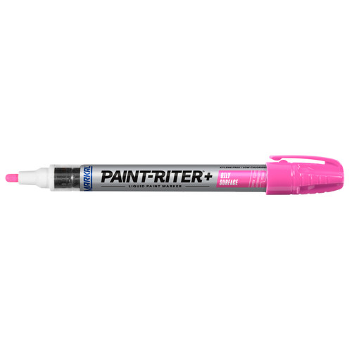 12 Pc. Paint-Riter®+ Oily Surface Liquid Paint Marker - Pink   96973