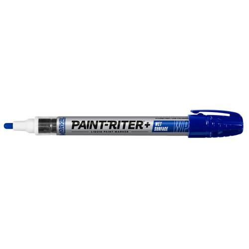 12 Pc. Paint-Riter®+ Wet Surface Liquid Paint Marker - Blue   96934