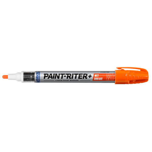 12 Pc. Paint-Riter®+ Wet Surface Liquid Paint Marker - Orange   96936