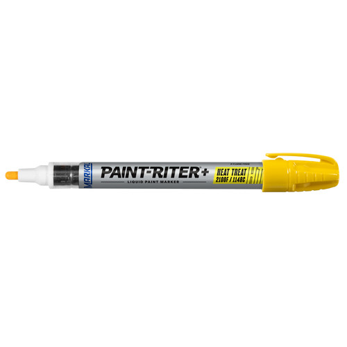 12 Pc. Paint-Riter®+ Heat Treat Liquid Paint Marker - Yellow   97302