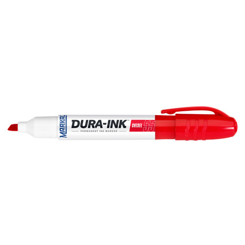 12 Pc. DURA-INK® Chisel Permanent Ink Marker - Red   96528