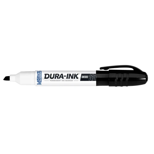 12 Pc. DURA-INK® Chisel Permanent Ink Marker - Black   96529