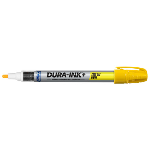 48 Pc. DURA-INK®+ Easy Off Water Removable Ink Marker - Yellow   96311