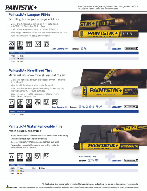 12 Pc. Paintstik® Water Soluble Marker - Red   82422