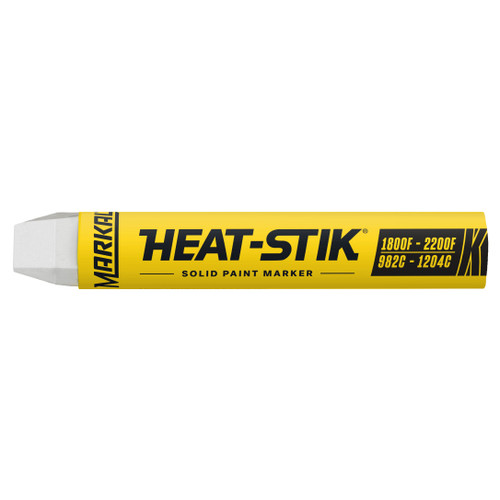 12 Pc. Heat Stik® 1800F-2200F Hot Surface Solid Paint Marker - White   81820