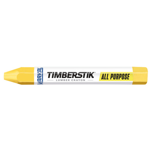 12 Pc. Timberstik® All Purpose Lumber Crayon - Yellow   80351
