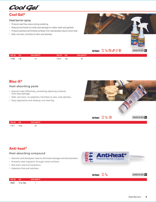 Cool Gel® Heat Barrier Spray 1qrt Bottle   11509