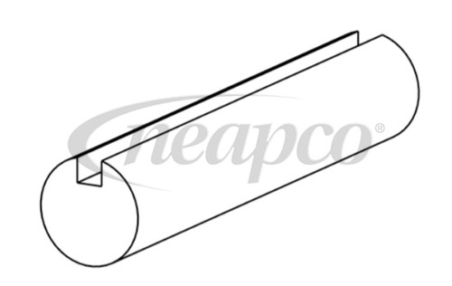 1-1/4" x 6' Round Solid Shaft w/Keyway  71-1250