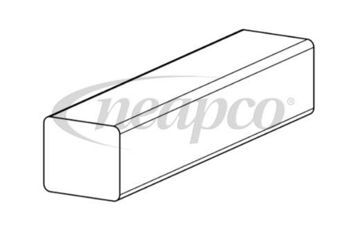 1 x 1-1/8" x 6' Rectangular Solid Shaft  73-1001