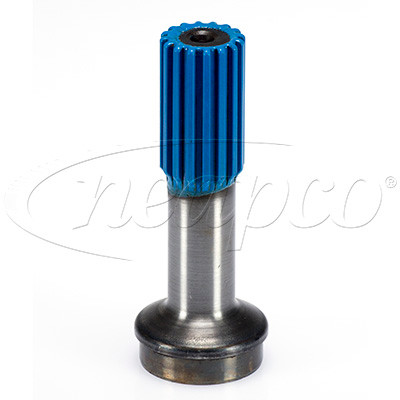1.250" 16 Spline - 2.00" x .083" Round - Slip Stub Shaft  N2-40-971-2
