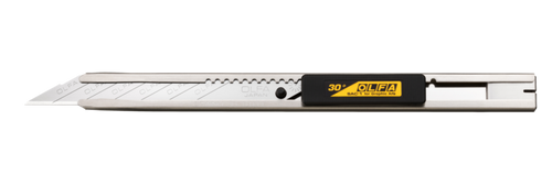SAC-1 9mm Stainless Auto Lock Art Knife w/ Micro Adjustment & Precision Snap Blade   9150