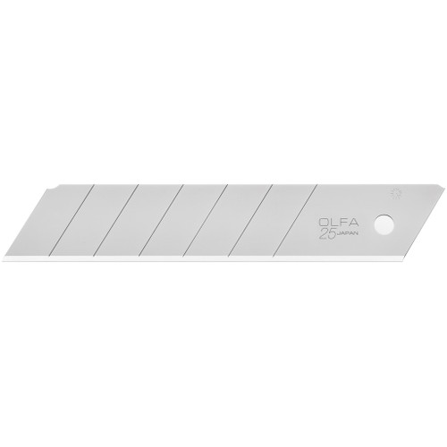 5 Pc. HB-5B 25mm Silver Extra Heavy Duty Snap Blade   5008