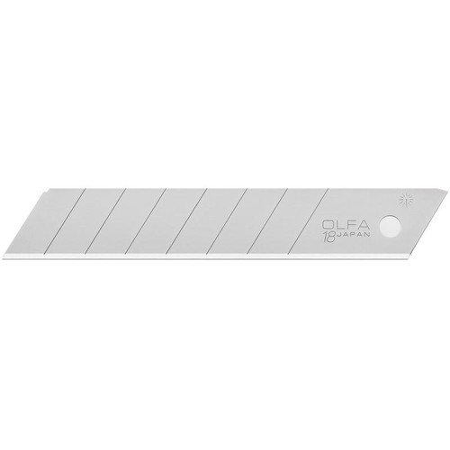 10 Pc. LB-10B 18mm Silver Heavy Duty Snap Blade   5009