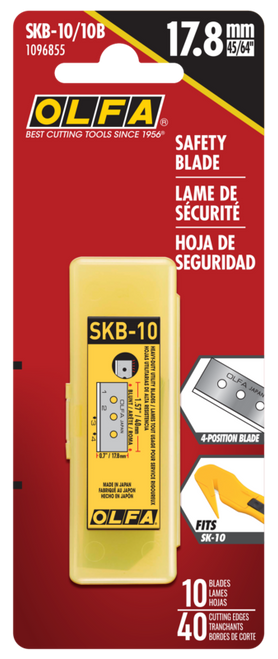 10 Pc. SKB-10/10B 4-Postion Safety Blade   1096855