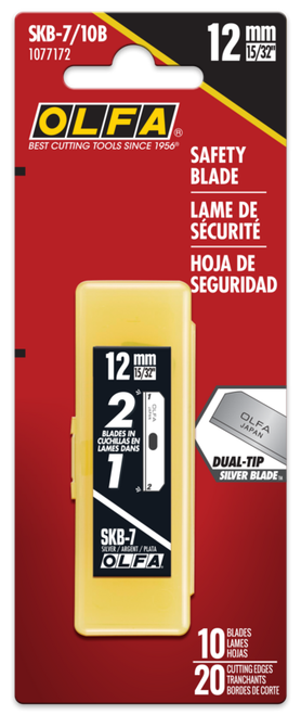 10 Pc. SKB-7/10B Dual Edge Safety Blade   1077172