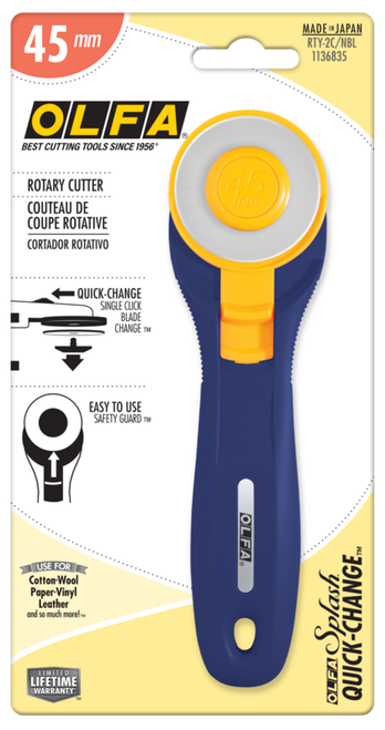 45mm RTY-2C/NBL Quick Change Rotary Cutter w/ RB45 Blade   1136835