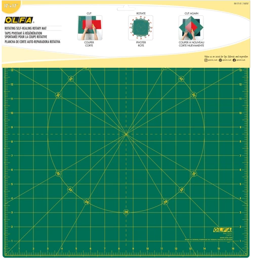 RM-12S 12 x 12" Self Healing Rotary Cutting Mat   1066792