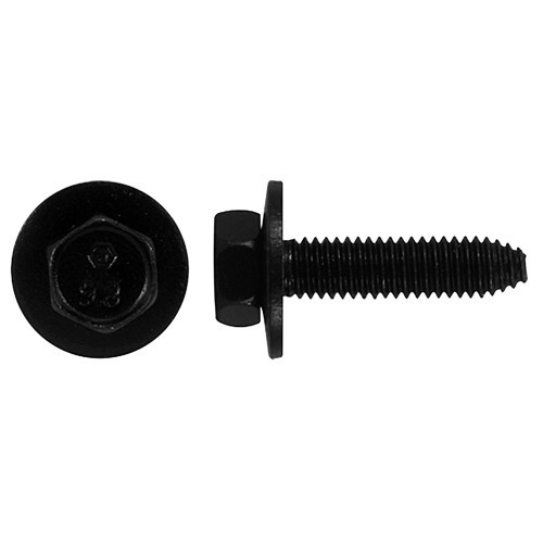 M6-1.0 x 25mm Black Oxide Body Bolt 25 Pc.   245-407