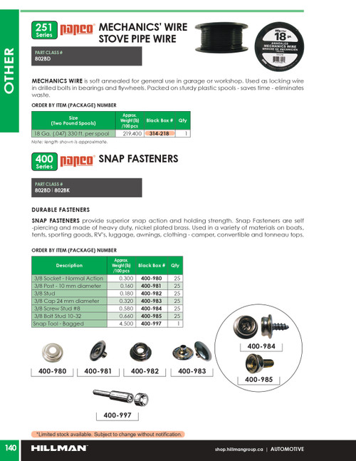 Snap Fastener Tool   400-997