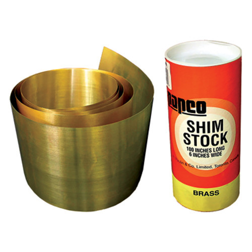 0.020" x 6" x 100" Brass Shim Stock   305-620