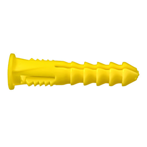 #6-8 x 1" Yellow Plastic Wall Plug Anchor 100 Pc.   227-608